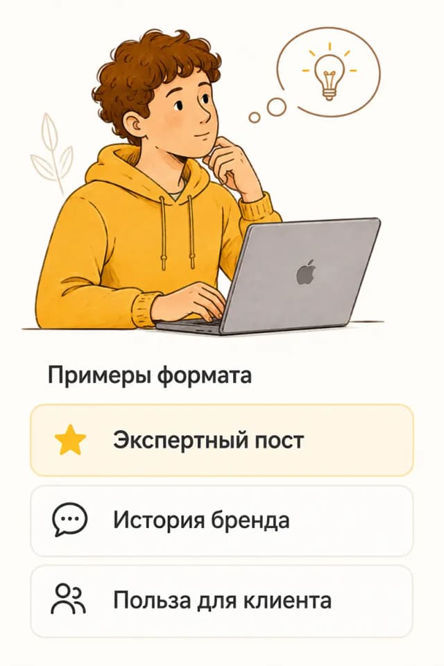 Шаг 1 — опиши видео